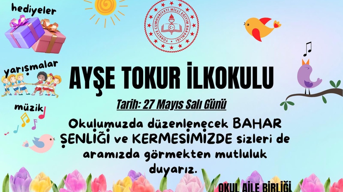 OKUL KERMESİMİZE BEKLİYORUZ